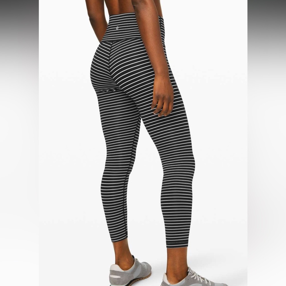 Lululemon Wunder Under HR Luxtreme Parallel Stripe 25” size 4